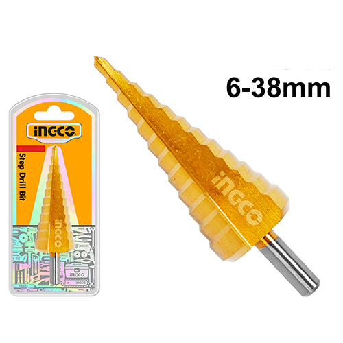 Ingco Step Drill Bit 6-38mm AKSDS63803