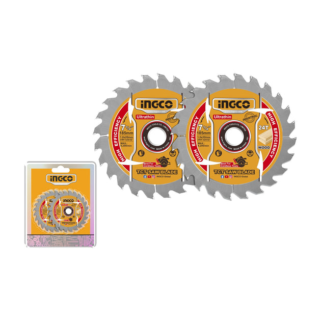 Ingco Circular Saw Blade 185mm 24T Ultrathin TSB1853