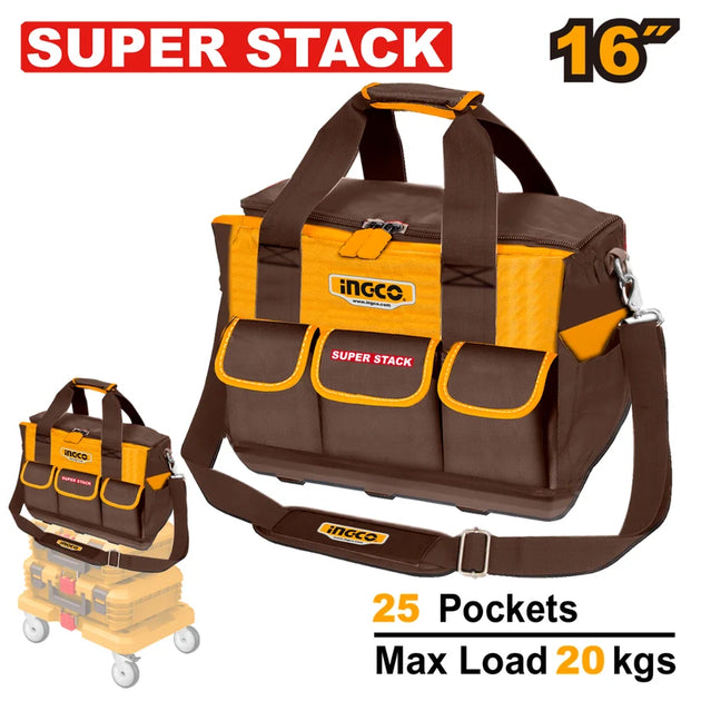 Ingco Tool Bag 16" 20Kg HTBG12