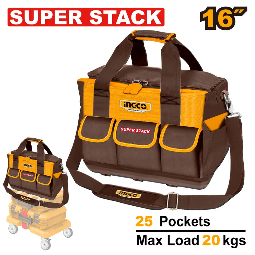 Ingco Tool Bag 16" 20Kg HTBG12