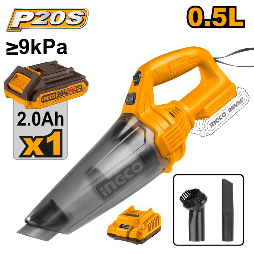 Ingco Vacuum Handheld 20v Kit CVLI20126