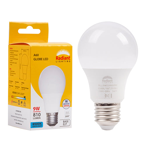 Led Globe 9w B27 DL Radiant RLL204ES