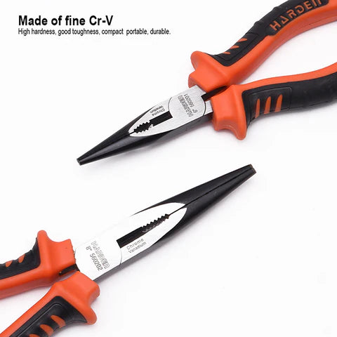 LONG NOSE PLIER (8") 200mm HARDEN