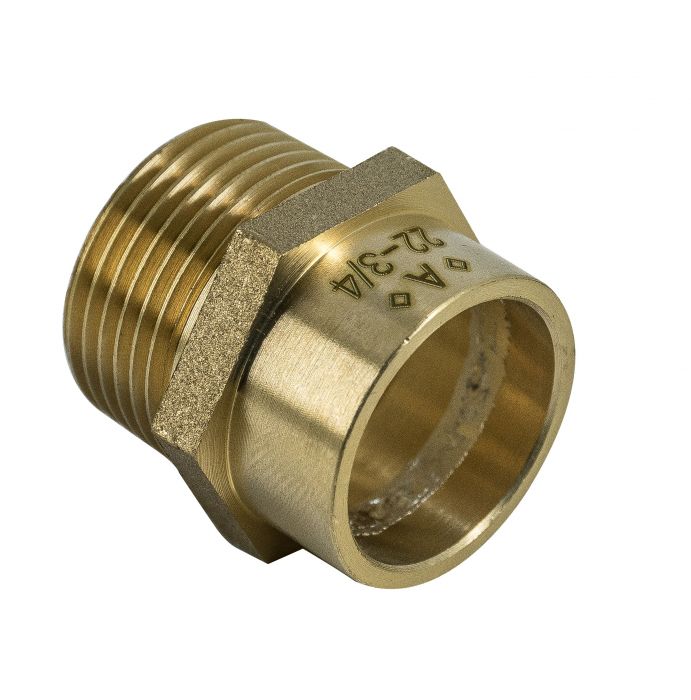 COPCAL MALE STRAIGHT COUPLER 22mm CMI
