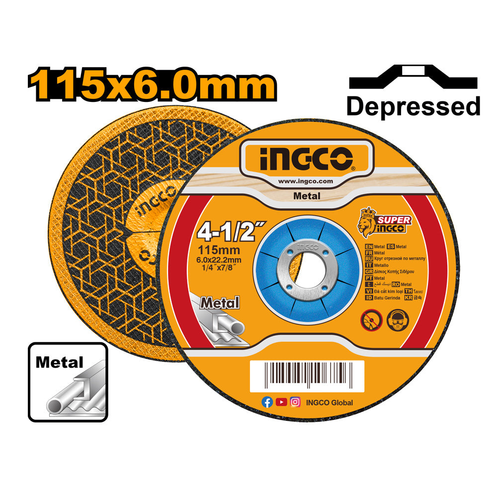 Ingco Grinding Disc 115mm MGD601151