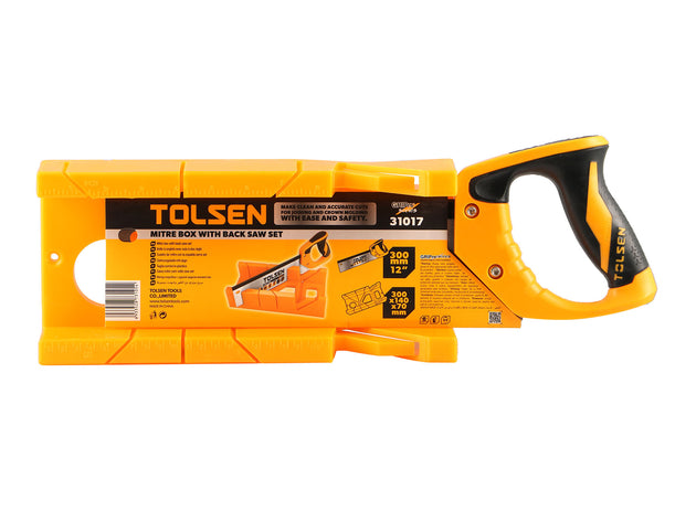 MITRE BOX & BACK SAW 300mm TOL31017 TOLSEN