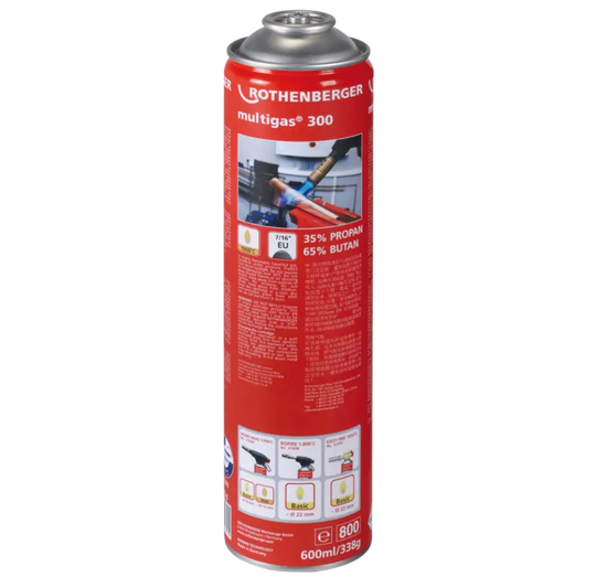 MULTIGAS CARTRIDGE 300 ROTHENBERGER