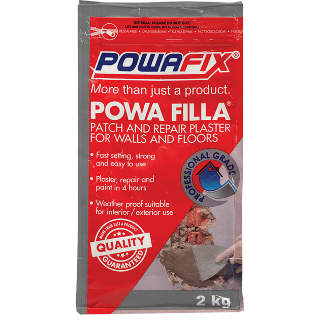 POWA FILLA PATCHING PLASTER POWAFIX 2KG