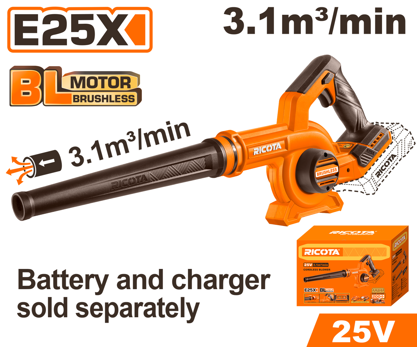 Ricota Blower 25V (tool only) RCAB510