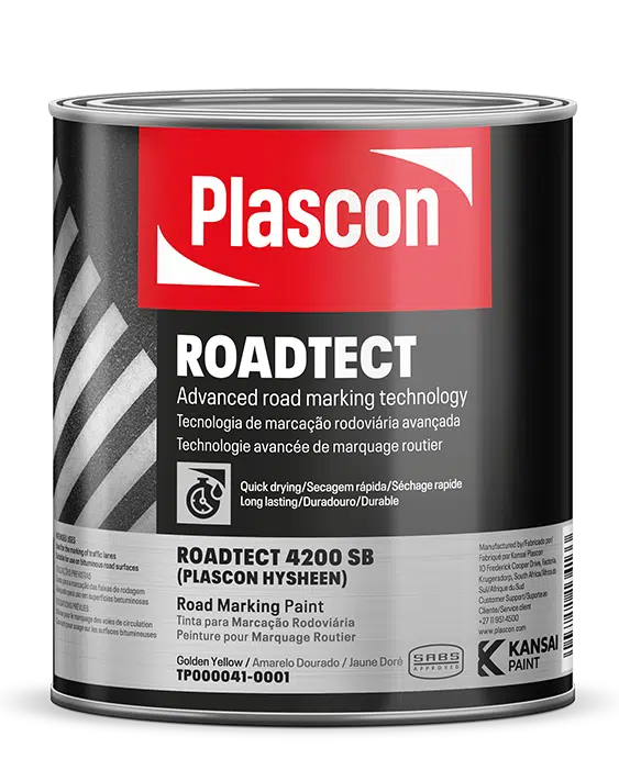 Road Line Golden Yellow RoadTect Plascon 1L