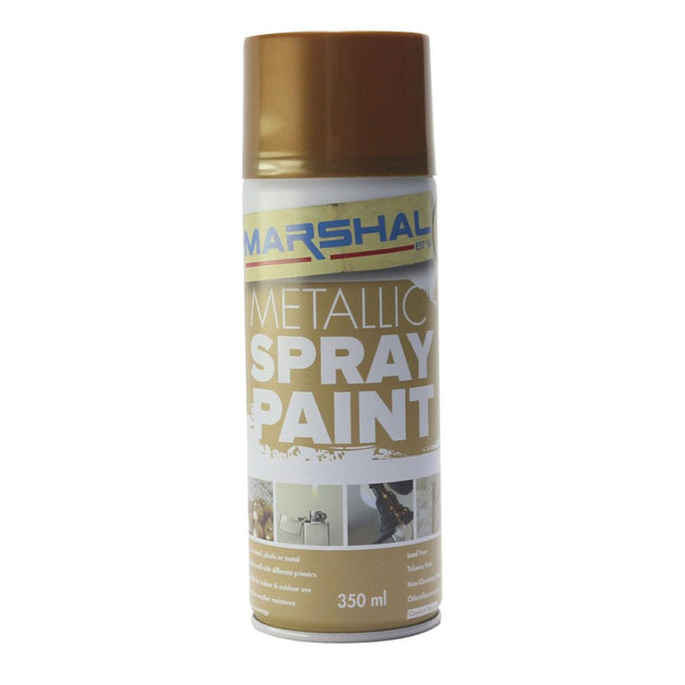 SPRAY PAINT GOLD 350ml 1114M MARSHAL