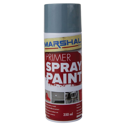 SPRAY PAINT GREY PRIMER 350ml 1106M MARSHAL