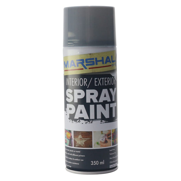 SPRAY PAINT MACHINE GREY 350ml 1124M MARSHAL