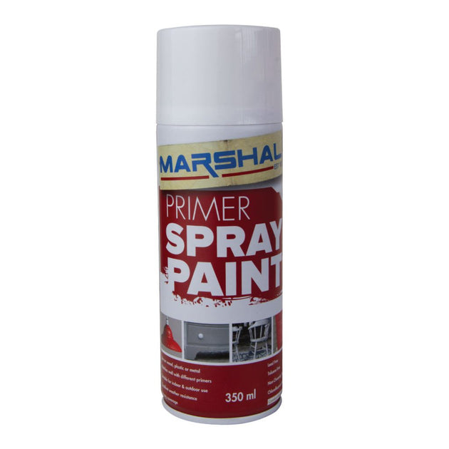 SPRAY PAINT PRIMER WHITE 350ml 1136M MARSHAL