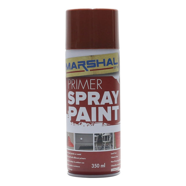 SPRAY PAINT RED OXIDE PRIMER 350ml 1135M MARSHAL