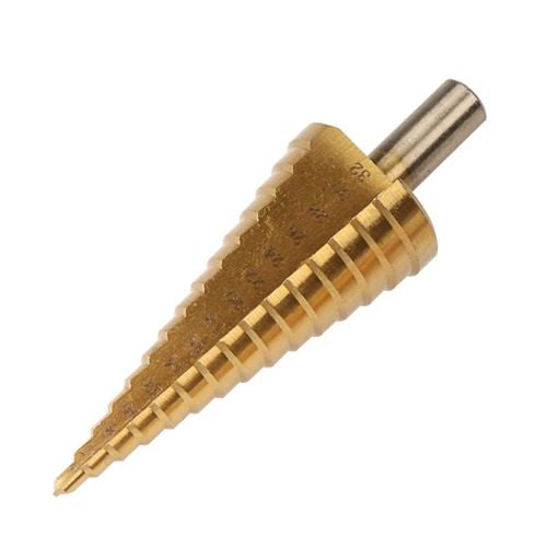 STEP DRILL TITANIUM COATED 4-32x2mm TOL75873 TOLSEN