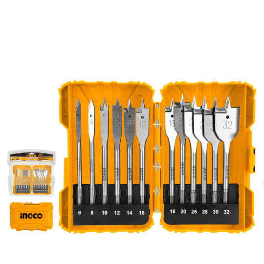 Spade Bit Set 12pcs 6-32mm AKDL2101 Ingco