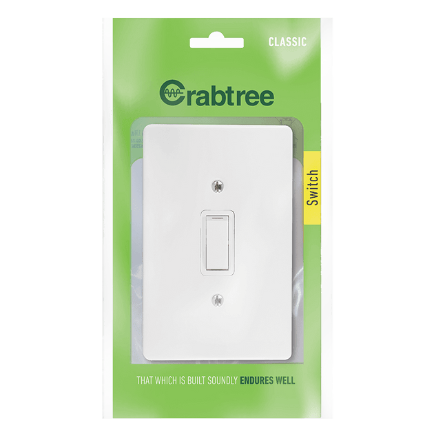 Switch 1L 1Way Crabtree