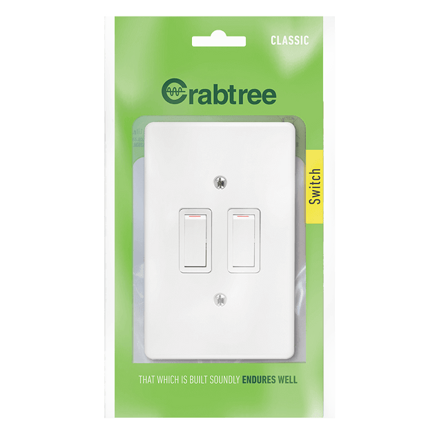 Switch 2L 1Way Crabtree