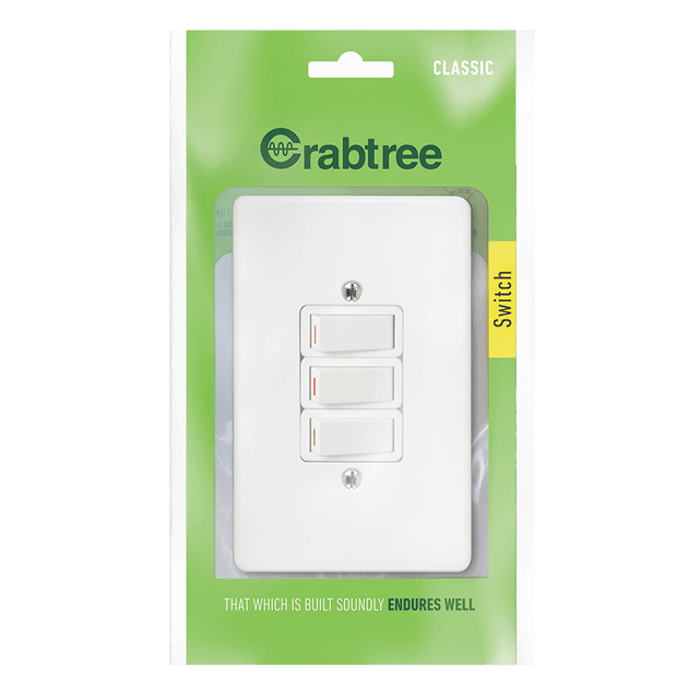 Switch 3L 1Way Crabtree
