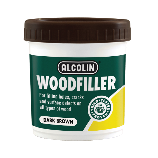WOODFILLER DARK BROWN 200g ALCOLIN