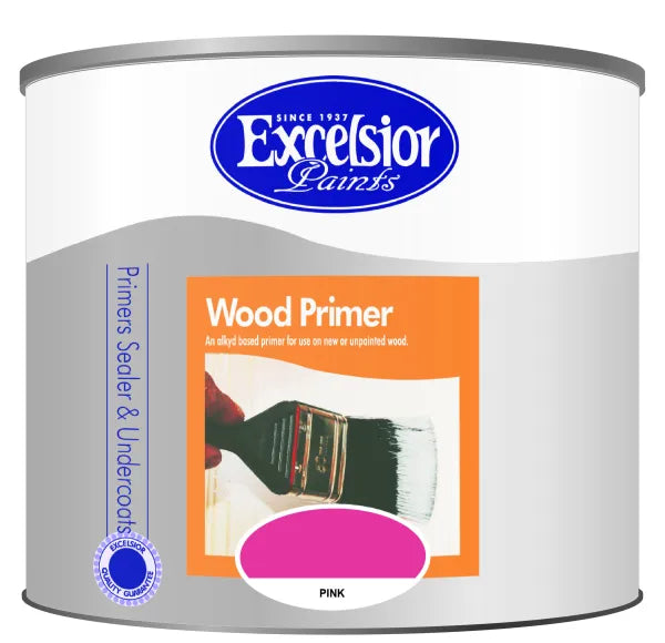 Wood Primer Pink Excelsior 1L EXCWPP1