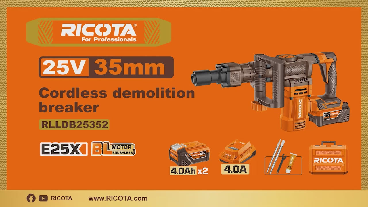 Ricota Demolition Breaker 16J 25V Kit RLLDB25352