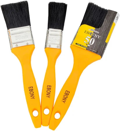 PAINT BRUSH EBONY 3pce ACADEMY (F1190)