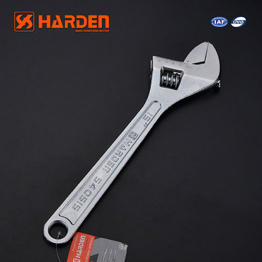 ADJUSTABLE WRENCH (8") 200mm HARDEN